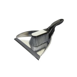 Brushmann Stainless Steel Dustpan and Brush Set
