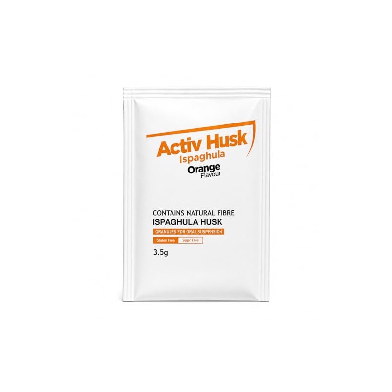Activ Husk Ispaghula Husk Orange Drink Sachets | Contains Natural