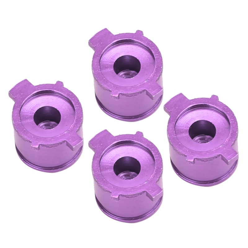 2 Sets Aluminium Alloy Function Assist Button Controller Replacement Parts