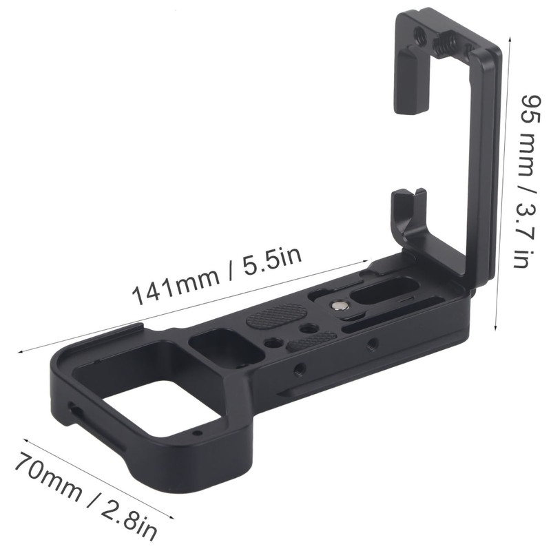 Quick Release L Bracket Plate Metal Vertical Bracket Grip for
