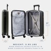 BARA Expandable Hardside Carry-On Luggage, Airline Approved Suitcase with Wheels,