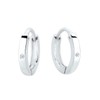 Elli DIAMONDS Earrings Women Creoles Basic with Diamond (0.01 ct.)