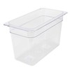 Excellante Third Size 8-Inch Deep Polycarbonate Food Pan
