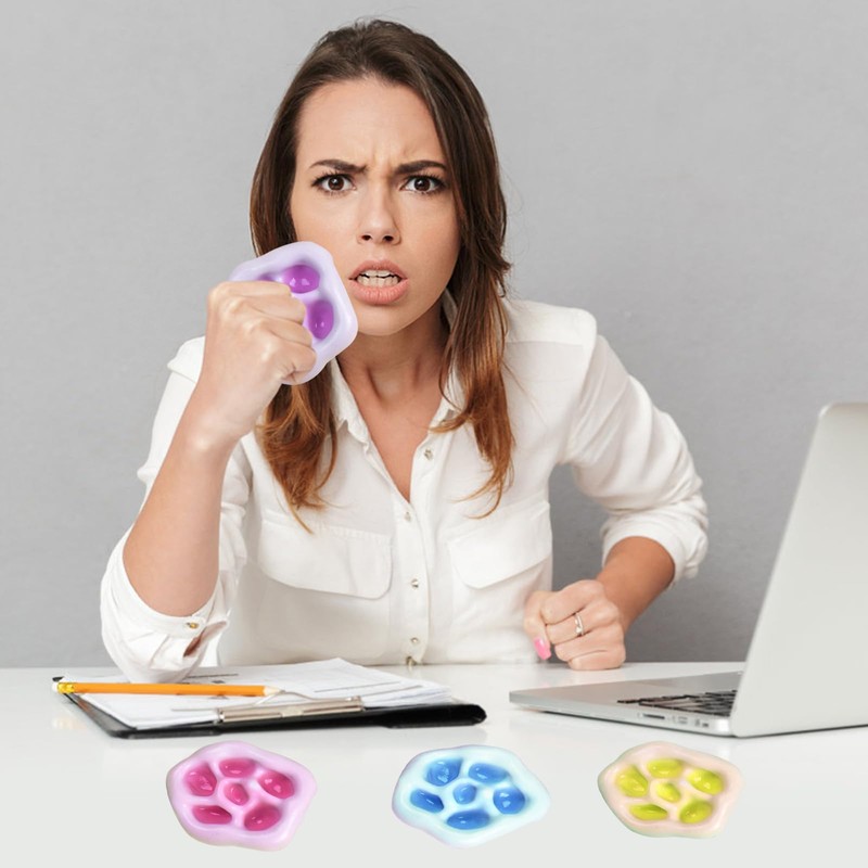 Grape Stress Ball 4 Pieces Grape Stress Ball Bead Stress