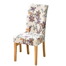 JMYDecor Dining Room Chair Covers Set of 4, Stretch Parsons Chair Slipcovers Removable Washable Kitchen Chair Protector Cover for Dining Room, Hotel, Ceremony