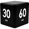 Generic Black Cube Timer, Kitchen Gravity Sensor Flip Digital Timer