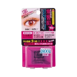 AB (Automatic Beauty) AB Medical Fiber (Double Eyelid Formation Fiber) 100 pieces included, with stick, red, 1 piece