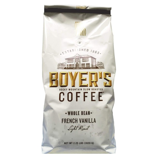 Boyer's Coffee, Whole Bean, French Vanilla (2.25 lb.) ES