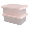 Ucake 14 Quart Plastic Storage Boxes Containers Bins with Lids,