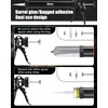 XINQIAO Sausage Caulk Gun with Preminum Swivel Aluminum Barrel, 12:1