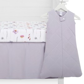 Buybuy Baby by Evolur Be Wild 3 Piece Crib Bedding Set, Machine Washable, Soft and Breathable Toddler Bedding Set, Includes Fitted Sheet, Wearable Blanket and Crib Skirt