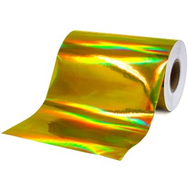 DECO65 Holographic Gold Chrome Adhesive Craft Vinyl (30ft x 1ft)