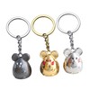[CALLARON] 3pcs Mouse Keychain Mouse Key Ring Mouse Key Holder