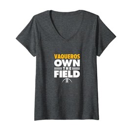Womens San Diego Vaqueros Own the Field V-Neck T-Shirt