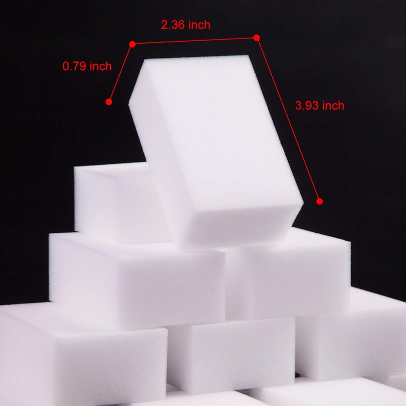 100 Pack Magic Sponge Eraser Extra Thick and Long Lasting