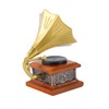 Alnicov Miniature Gramophone Mini Phonograph Model for Dollhouse Fine Craftsmanship