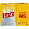 Glad Tall Kitchen Handle-Tie Trash Bags - 13 Gallon White