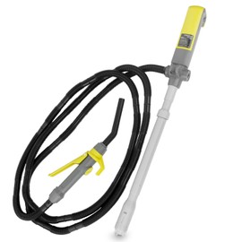 TERA PUMP e85 e15 Electric Liquid Transfer Pump, 10ft Hose, 2.9 GPM, Two Power Options Electric or Car Battery Powered with Quick Stop Nozzle