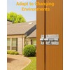 Door Security Slide Latch Lock with 12 Screws , 2