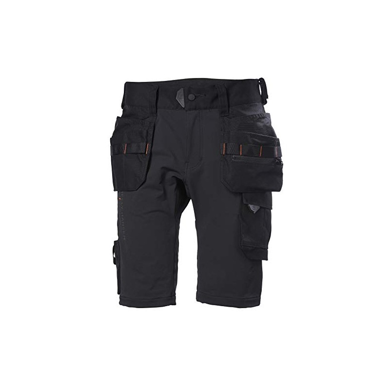 Helly Hansen Workwear Men's X Denim Shorts, 992 Black, S-M