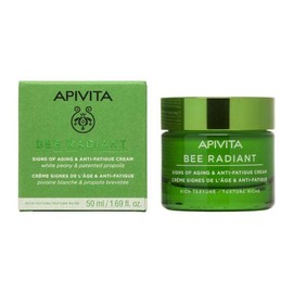 APIVITA BEE RADIANT SIGNS OF AGING AND ANTI-FATIGUE CREAM RICH TEXTURE 50ML