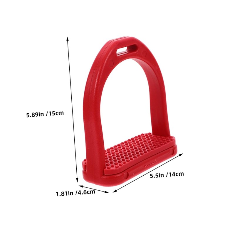 GRIRIW Equestrian Stirrups Horse Riding Supply Secure Footing Comfortable Fit