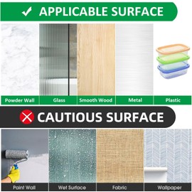 OakForest | Picture Hanging Strip | DamageFree | Heavy Duty Without Nails | Adhesive Strips | for Décor 3.6"x0.8" | White | X- Large (Extra Large, 300, Strip)