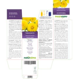 Dandelion (Taraxacum officinale) Roots and Leaves Alcohol-Free Mother Tincture Naturalma | Liquid Extract Drops 500 ml | Food Supplement | Vegan