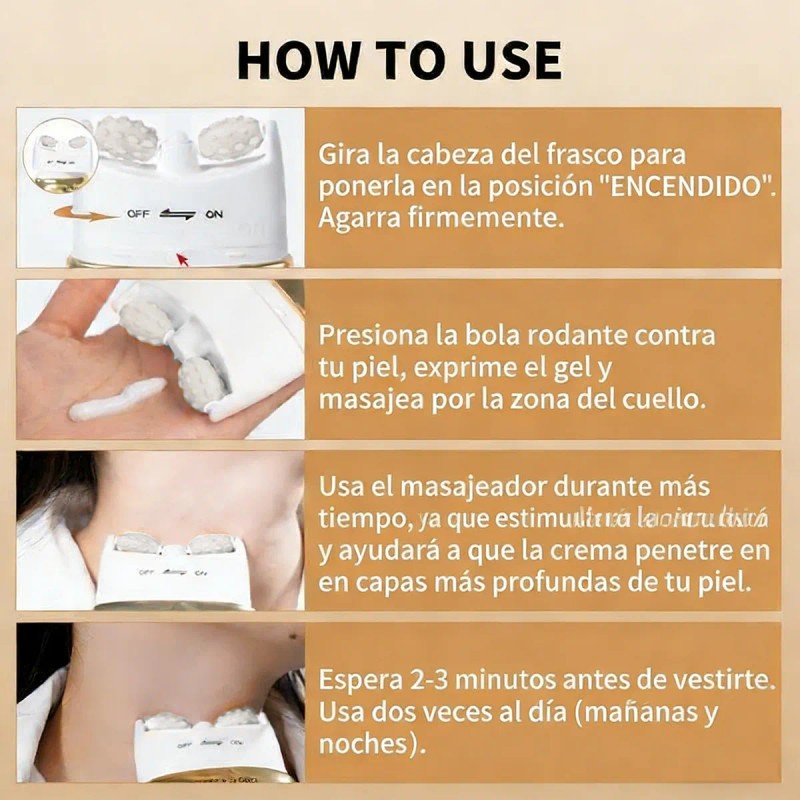 Crema Reafirmante Cuello Rulos Hidratante 120