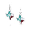 Montana Silversmiths State Charm Dangle Earring (Texas Forever)