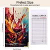 Graffitic Wine Cup Server Books for Waitress -Red Wine Splashing