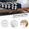 MABOZOO Pillow Wedge for Headboard Gap,White Bed Wedge Gap Filler