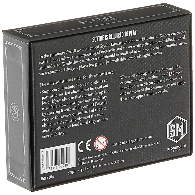 Stonemaier Games: Scythe Encounters, Compatible with The Base Game and