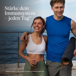 VETAIN Vitamin C Buffered 500 mg – 365 Vegan Capsules – Acid-free Calcium – pH Neutral, Gentle on the Stomach & High Dose – Produced & Laboratory Tested in Germany