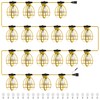 LEDIARY 200FT Construction String Lights, 20 Bulbs 200W 21000LM Work