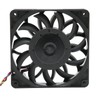 120mm Computer Case Fan Double Ball Bearing Support PMW Temperature