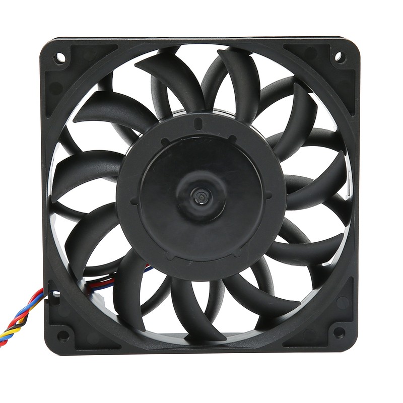 120mm Computer Case Fan Double Ball Bearing Support PMW Temperature