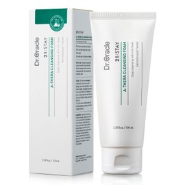 A-Thera Cleansing Foam Face Wash Facial Cleanser for Sensitive Skin - Korean Beauty, (3.38fl.oz) Dermatologist Tested, 21;STAY by DR.ORACLE