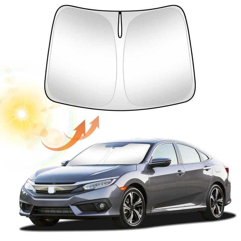 Windshield Sunshade Compatible with Honda Civic 10th Gen 2016 2017-2019