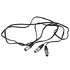 XLR Male to Dual XLR Female Cable Microphone Stereo Balanced