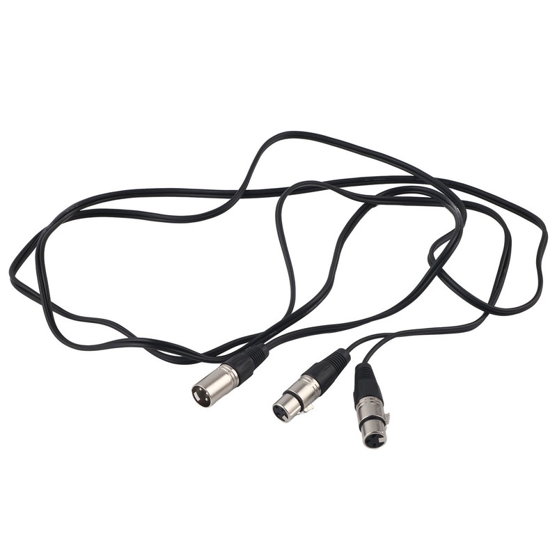 XLR Male to Dual XLR Female Cable Microphone Stereo Balanced