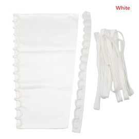 VIGAN 3 Stück/Set Hochzeitskleid Reißverschluss Ersatz Verstellbares Korsett Rückseite Kit Schnürung Satinband DIY Handwerk Hochzeitskleid Zubehör (weiß)