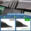 Autopartszone For 2018-2022 Honda Accord JDM Mugen Style Window Visors