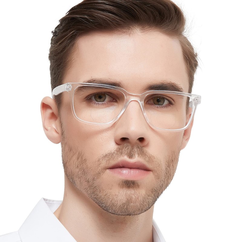 WEMOOTANTS Large Bifocal Reading Glasses 1.25 for Men Blue Light