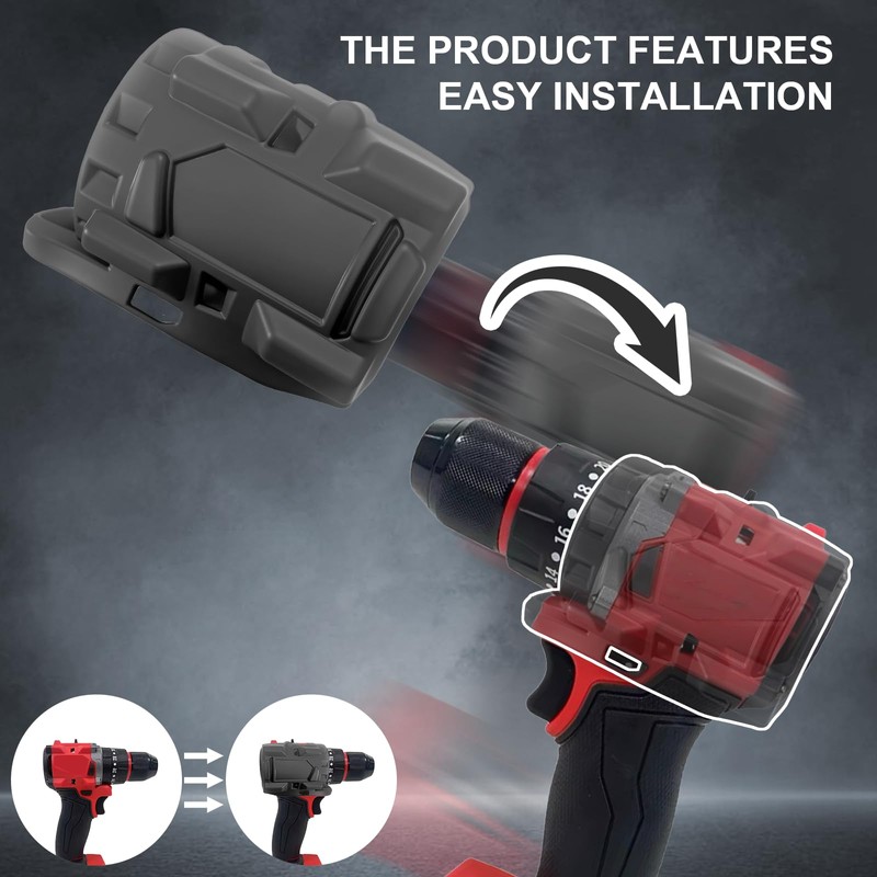 1-Pack Protective Boot for Milwaukee 12V Fuel Cordless 1/2" Hammer