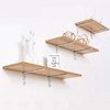 Pack of 4 Angle Shelf Brackets, Bolatus L Angle Shelf