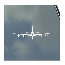 KC-135 Stratotanker Pilot Front View Detailed Vinyl Sticker Decal by KLO Graphics Aerial Refueling Crew Vietnam Desert Storm Veteran, White