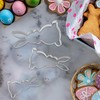 Funmo Easter Bunny Cookie Cutter Set, 7 Pieces Easter Cookie