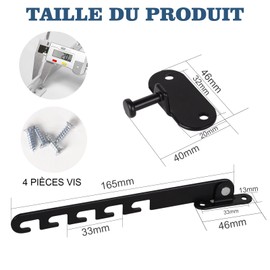 Window Stopper, Tilt Protection Window Cat, Window Stopper, Window Latch for Adjusting the Window Opening (Black)