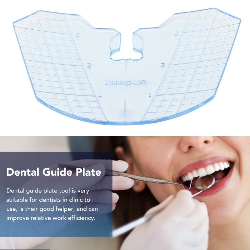 Dental Guide Plate Clear Accurate Measurement Dental Teeth Arrangement Guide